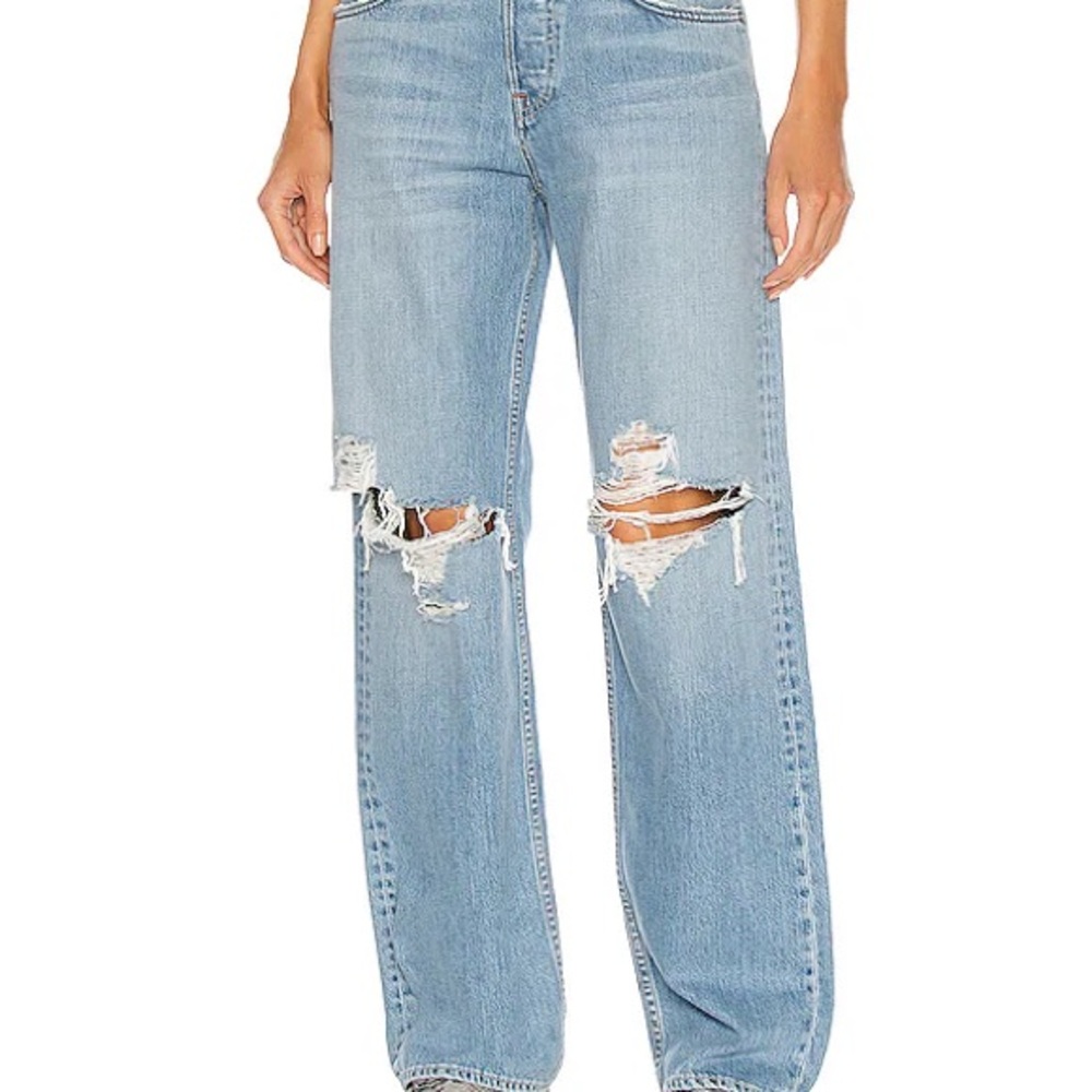 GRLFRND Bella Low Rise Boyfriend Jeans